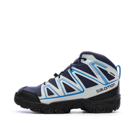Chaussures de randonnées Noires/Blanches/Bleu Homme Salomon Skookie