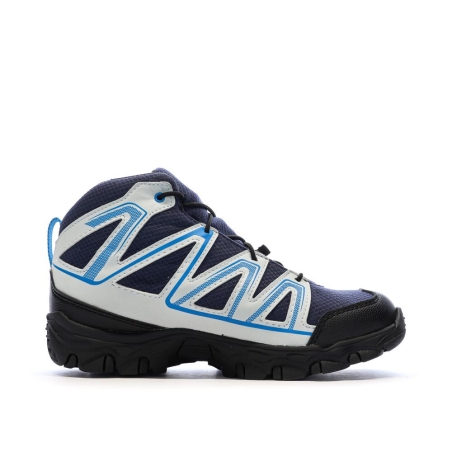 Chaussures de randonnées Noires/Blanches/Bleu Homme Salomon Skookie