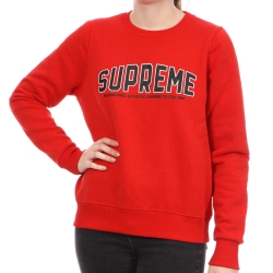 Sweat rouge femme Supreme Claren