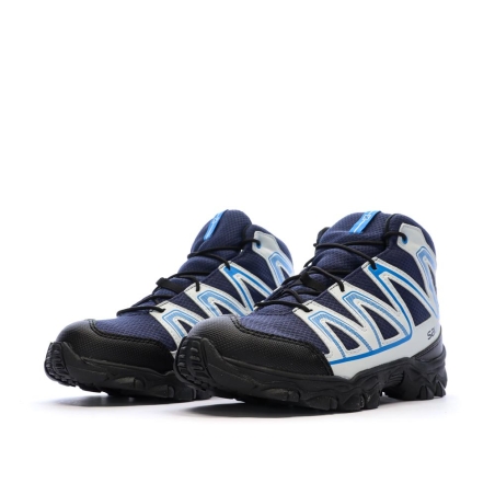 Chaussures de randonnées Noires/Blanches/Bleu Homme Salomon Skookie