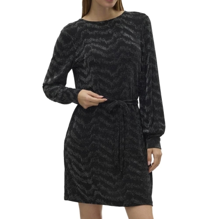 Robe Noir/Argent Femme Vero Moda Lucy