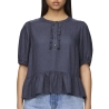 Blouse Marine Femme Pieces Pia 2/4