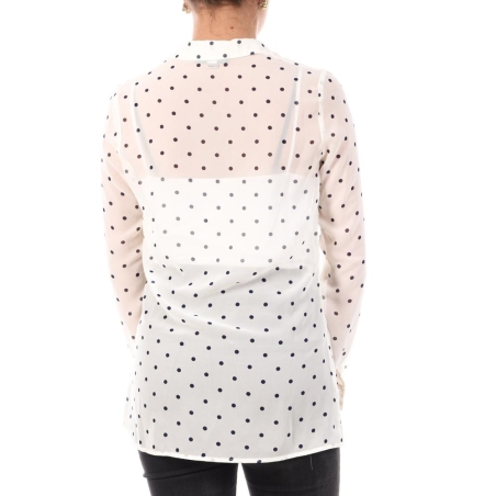 Chemise Blanche/Noir Femme Guess W1RH09W70Q0