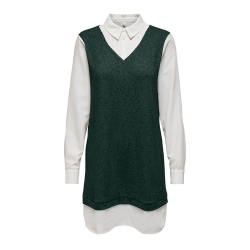 Robe Verte/Blanche Femme JDY Tonsy