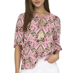 Blouse Beige/Rose Femme JDY Bree