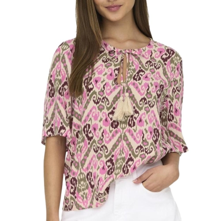 Blouse Beige/Rose Femme JDY Bree