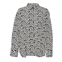 Chemisier Noir/Blanc Femme Vero Moda Meva Oya