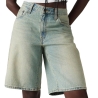 Short Bleu Délavé Levi's Femme Baggy Dad