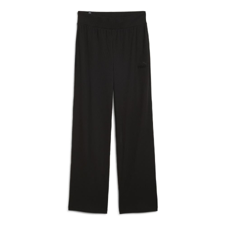 Pantalon Noir Femme fluide Femme Puma waist Stght