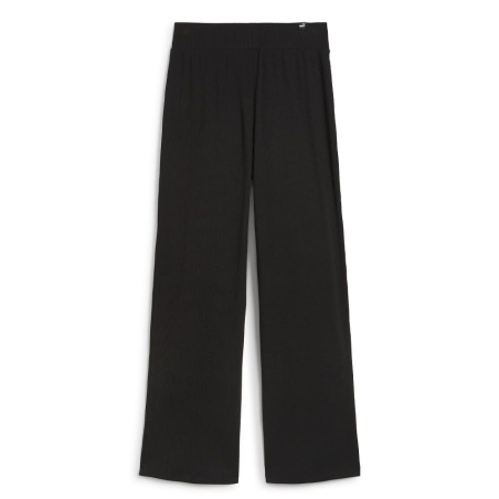 Pantalon Noir Femme fluide Femme Puma waist Stght