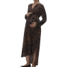 Robe Marron/Noire Femme Vero Moda Maternity Wvn