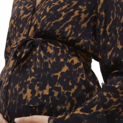 Robe Marron/Noire Femme Vero Moda Maternity Wvn