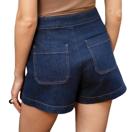Short Bleu Femme Oraije Victorinette