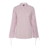 Chemise Rose à rayures Femme Pieces Sage