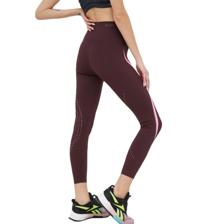Legging de Sport Bordeaux Femme Adidas Luxe