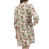 Robe Blanche/Fleurs Femme Vero Moda Easy