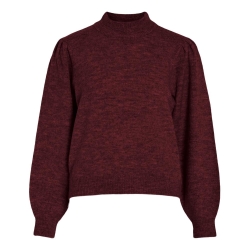 Pull Bordeaux Femme Vila Monica