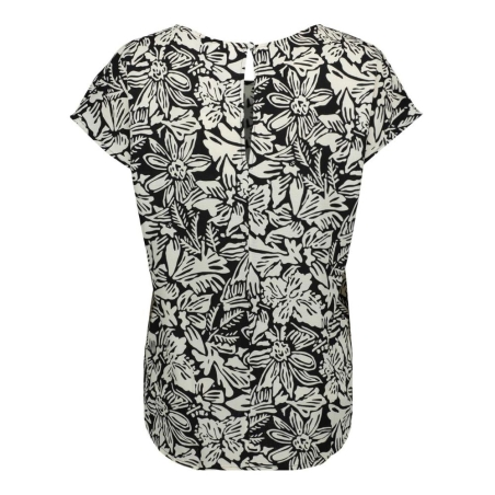 Blouse Beige/Noir à Motifs Femme JDY Piper