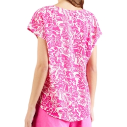 Blouse Rose/Blanc à Motifs Femme JDY Piper