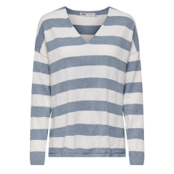 Pull Bleu à Rayures Femme Only Chianti