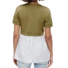 Blouse de grossesse et allaitement Kaki Femme Mamalicious Jennifer