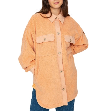 Chemise Polaire Orange Femme Roxy Switch Up