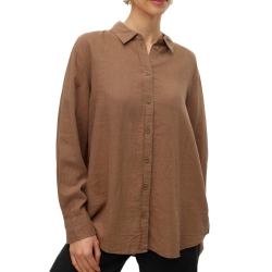 Chemise Manches Longues Marron Femme Vero Moda 10305085