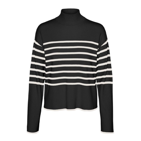 Pull Noir Femme Vero Moda Happiness