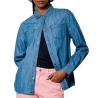 Chemise Manches Longues Bleu Femme Kaporal BINEE