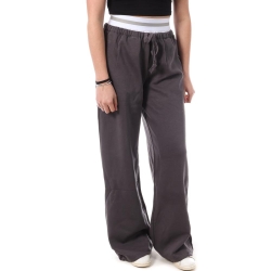 Pantalon Fluide Gris Femme Monday Premium 3256