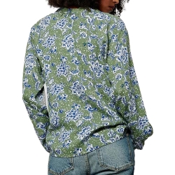 Chemise Verte/Bleu Femme Kaporal Khaki