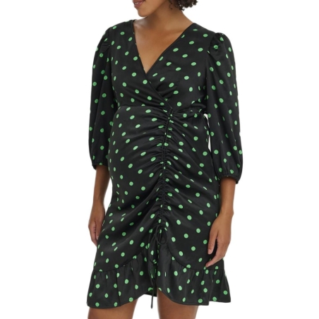 Robe Noir/Vert Femme Vero Moda Marternity Messi
