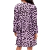 Robe D'allaitement Noire/Violette Femme Mamalicious Tess