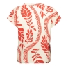 Blouse Écru/Rouge Femme JDY Pepper