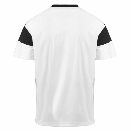 T-Shirt de Sport Blanc/Noir Homme Kappa Dareto