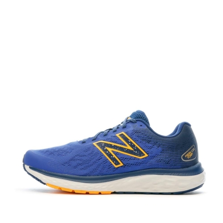 Chaussures de Running Bleu/Orange Homme New Balance 680v7