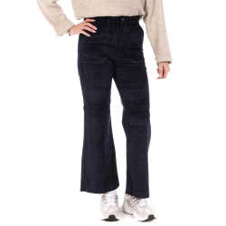 Pantalon en Velours Marine Femme Oraije Pedro