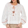Blouse Blanche Femme Beige An'ge Anna