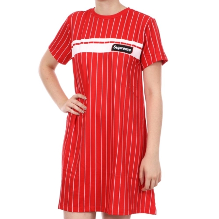 Robe Rouge Femme Supreme Tenny