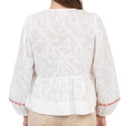 Blouse Blanche Femme Beige An'ge Anna