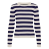 Pull Beige/Bleu Femme Vero Moda Chili