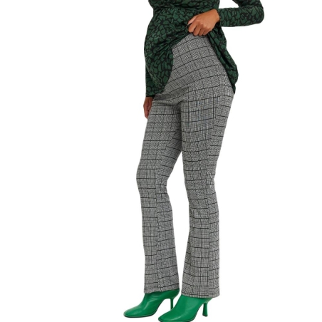 Legging de Grossesse Noir/Gris Femme Mamalicious Noelli