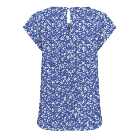 Top Bleu/Blanc à motifs Femme Only Nova