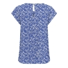 Top Bleu/Blanc à motifs Femme Only Nova
