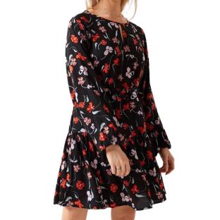 Robe Noir à fleurs Femme JDY Edith