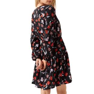 Robe Noir à fleurs Femme JDY Edith