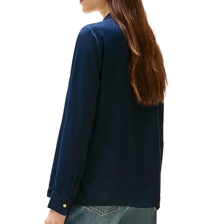 Chemise Marine Femme Tommy Hilfiger Soft Viscose