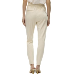 Pantalon Beige Marron Femme Meva