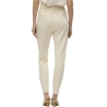 Pantalon Beige Marron Femme Meva