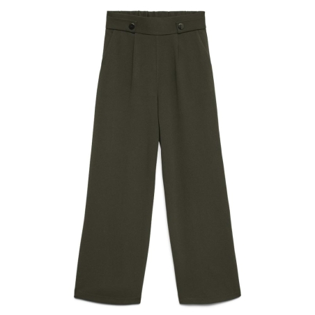 Pantalon Kaki Femme Vero Moda May Button